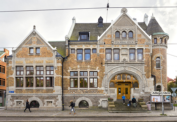 Dicksonska folkbiblioteket / Allégården i Göteborg är Sveriges fyrtioförsta vackraste byggnad genom tiderna