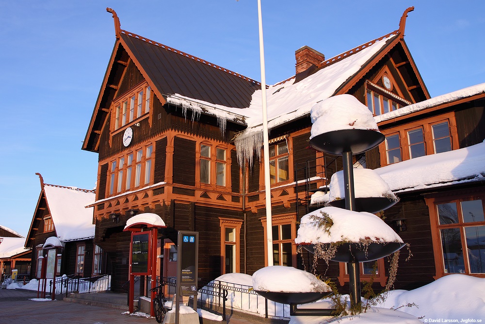 Stationshuset i Boden är Sveriges sextonde vackraste byggnad genom tiderna.