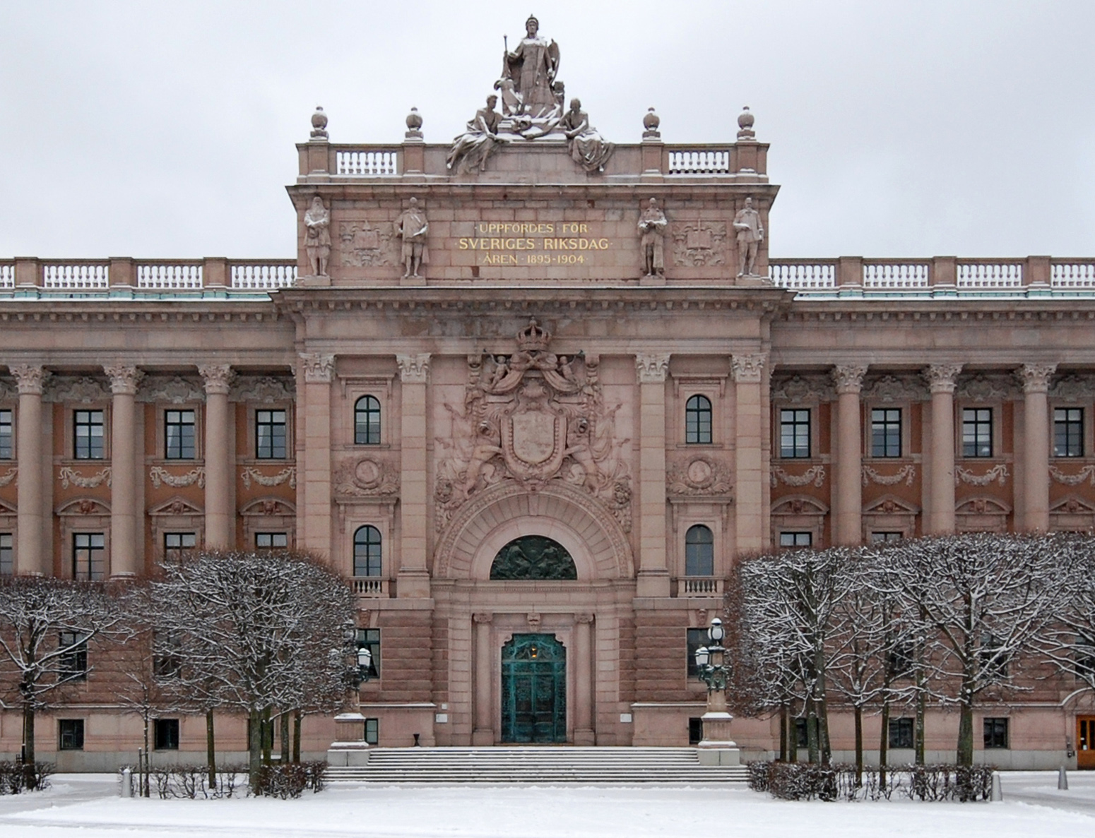 Riksdagshuset är en av Stockholms vackraste byggnader.