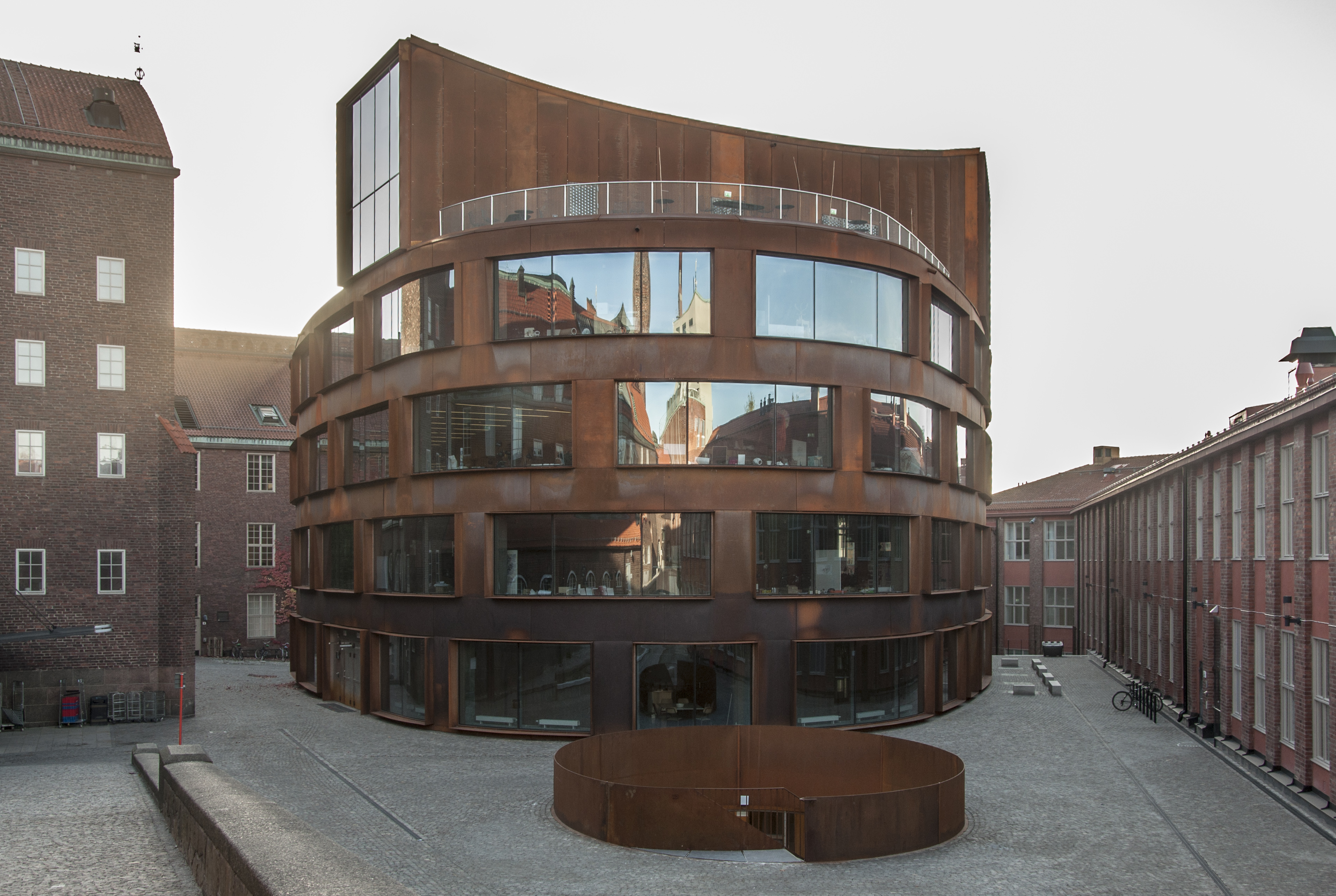 Arkitekturskolans nya byggnad, Stockholm. 
