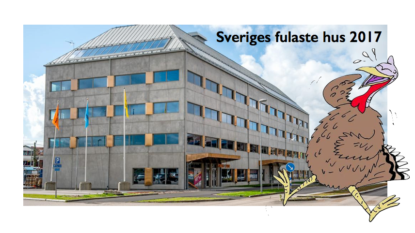 Riksförfularen. Kontorshuset vid Gamletullsgatan i Halmstad är en av hela 10-talets fulaste nya byggnader i Sverige