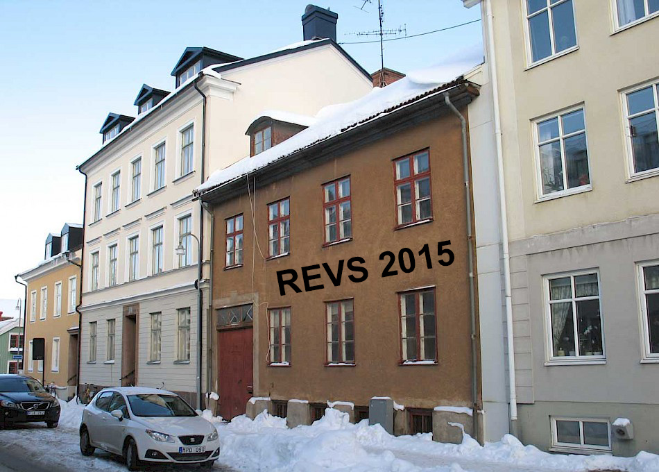 Rivning i gamla stan i Kalmar 2015.