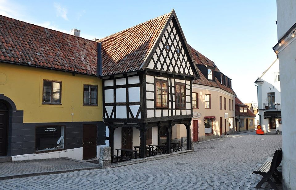 Agrellska gården är en av Visbys vackraste byggnader.