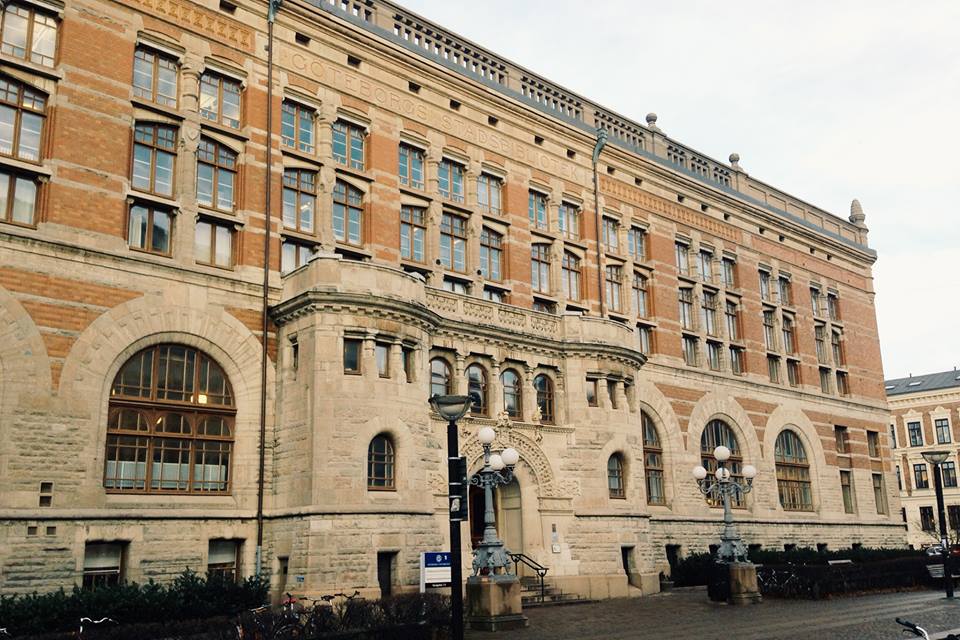 Samhällsvetenskapliga biblioteket är en av Göteborgs vackraste byggnader.