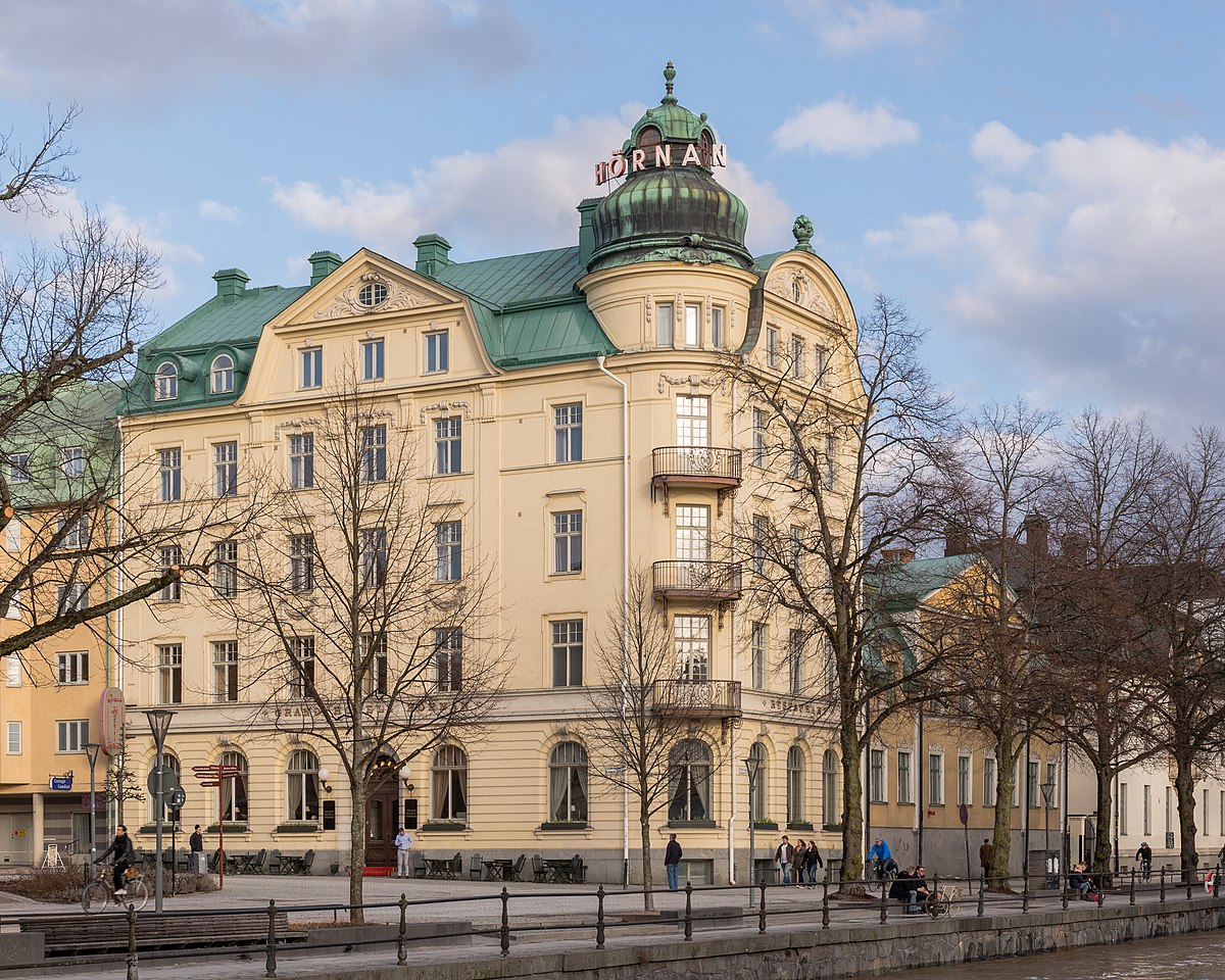 Grand Hotell Hörnan är en av Uppsalas vackraste byggnader.