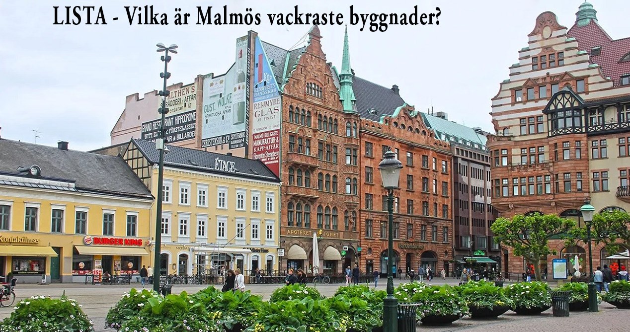 Lista - Malmös 50 vackraste byggnader.