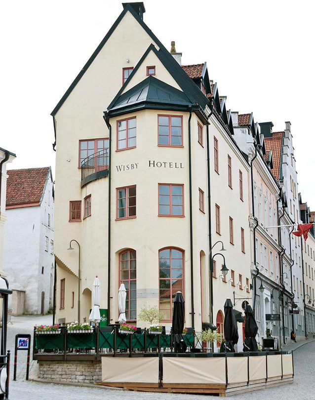 Clarion Hotel Wisby är en av Visbys vackraste byggnader.