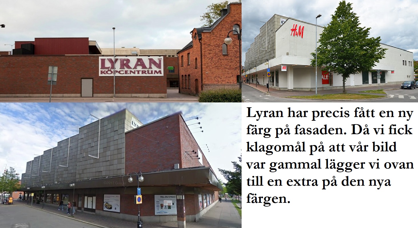 Lyrans köpcentrum är en av Kristinehamns fulaste byggnader.
