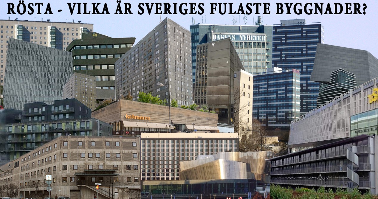 Vilken är Sveriges fulaste byggnad?