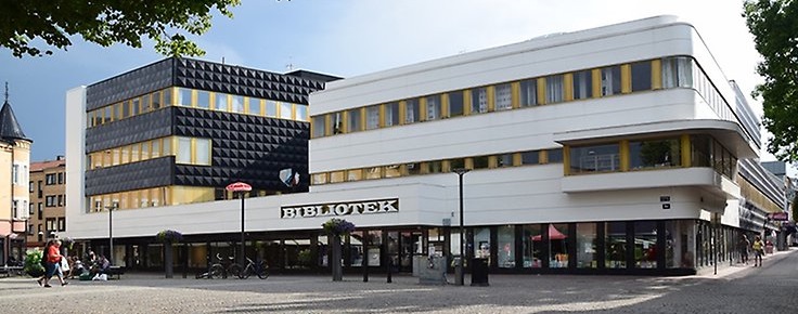 Biblioteket är en av Borlänges fulaste byggnader.