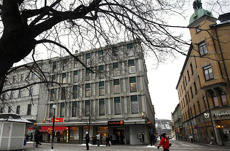 Swedbank är Sundsvalls sjätte fulaste byggnad.