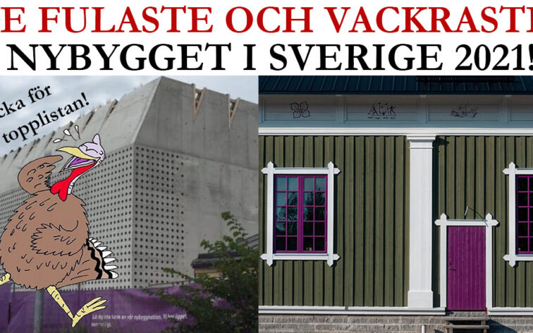 Nu är det officiellt. Här är Sveriges fulaste och finaste nybyggen.