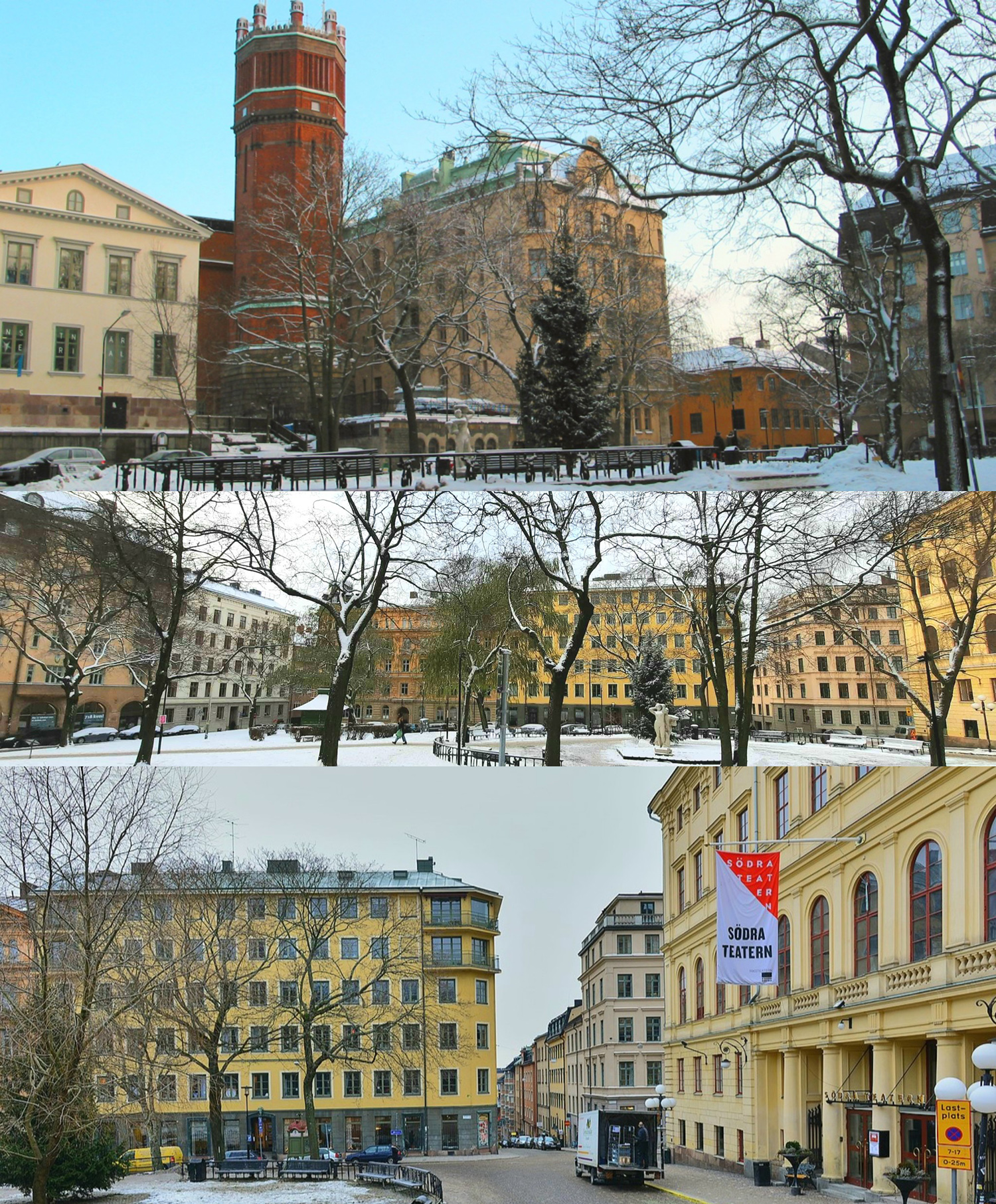 Mosebacke Torg i Stockholm är Sveriges sjuttiosjätte vackraste torg