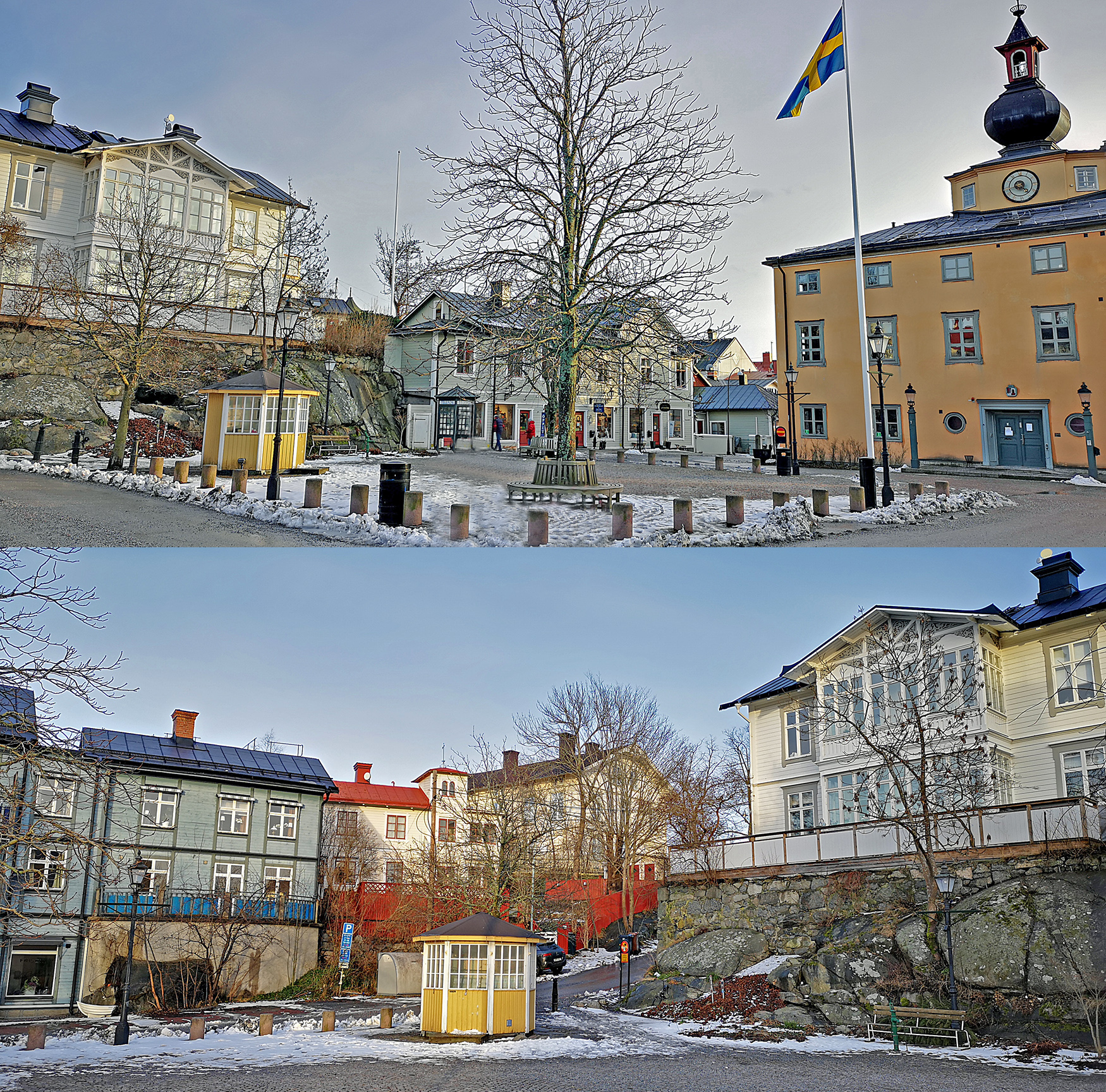 Är Rådhustorget i Vaxholm Sveriges vackraste torg?