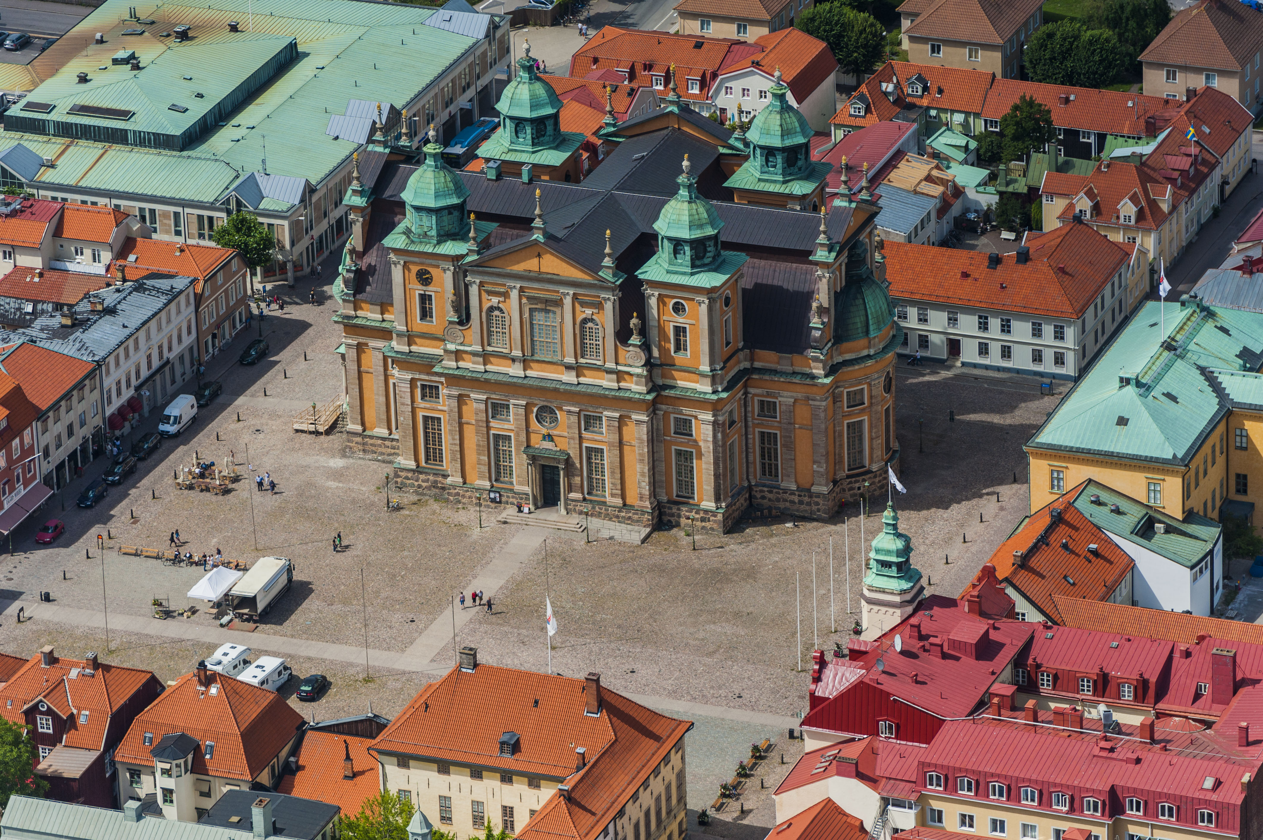 Domkyrkan på Stortorget i Kalmar