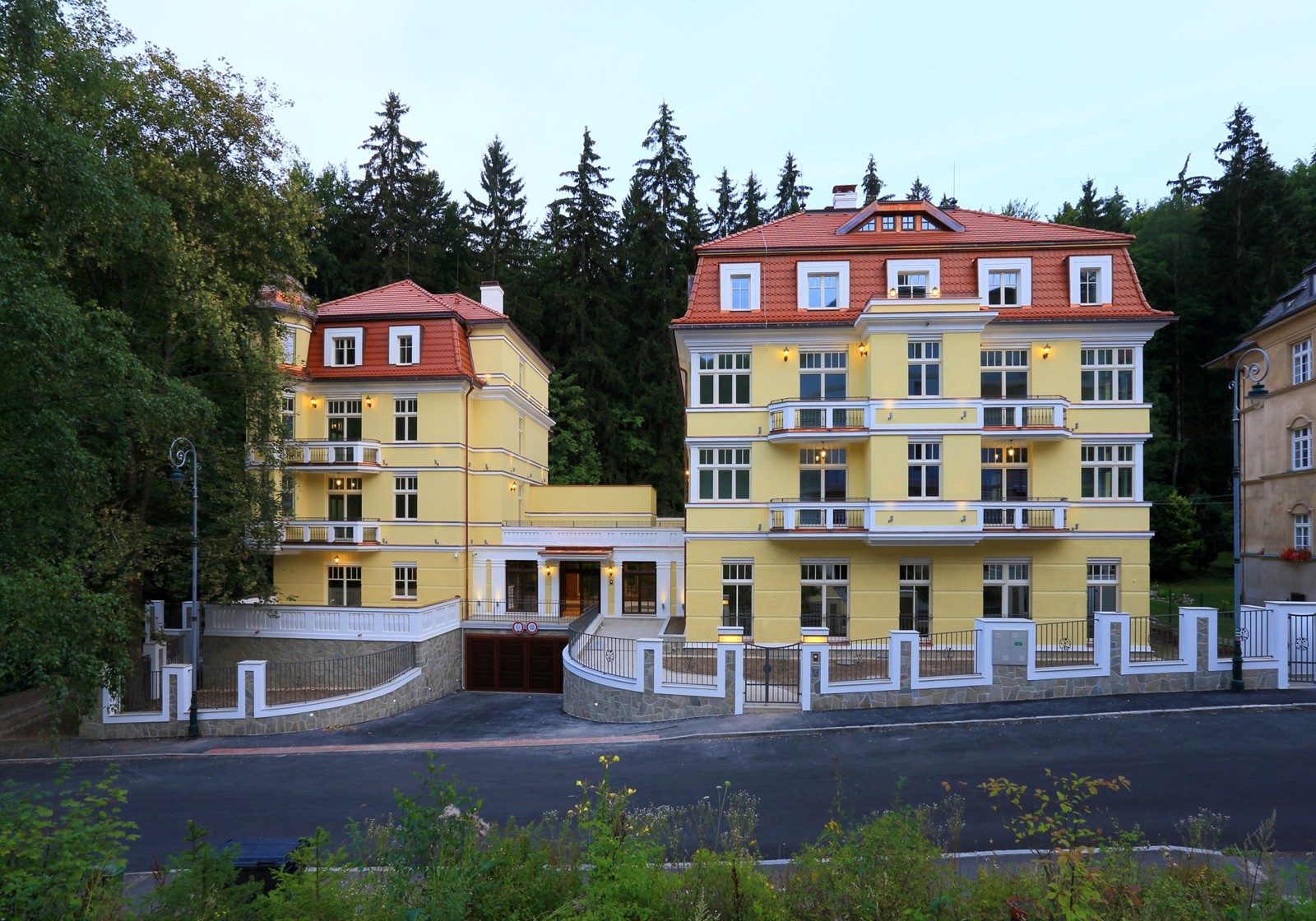 Dessa vackra nya lägenheter färdigställdes år 2016 i Karlovy Vary.