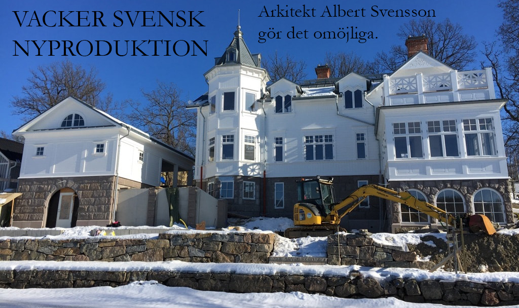 Ett av arkitekt Albert Svenssons nybyggen.