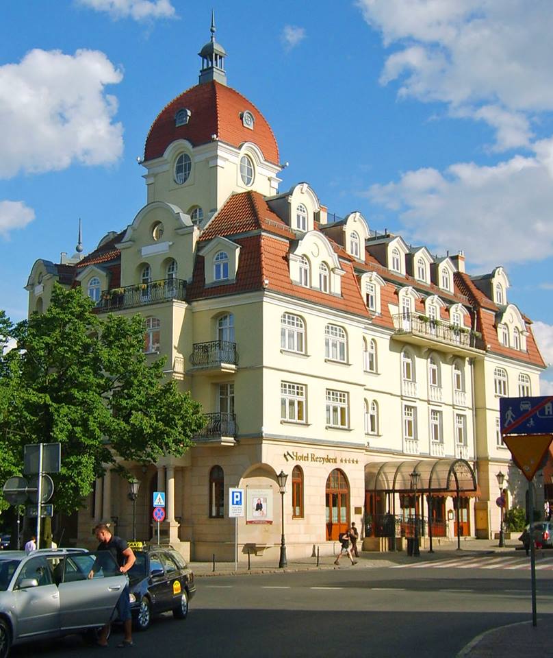 Nybyggd skönhet mitt i staden Sopot.