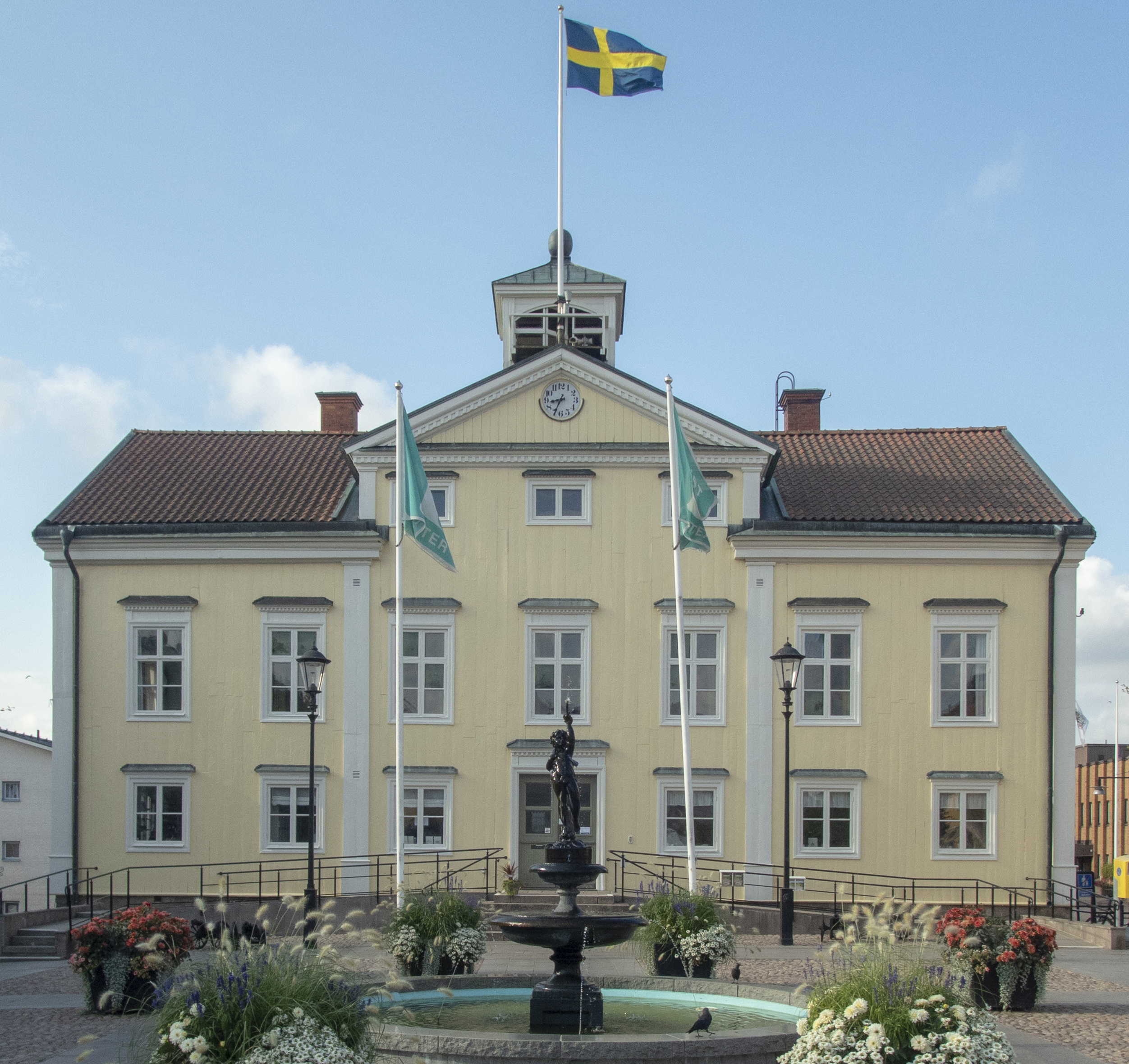 Rådhuset är Vimmerbys vackraste byggnad.