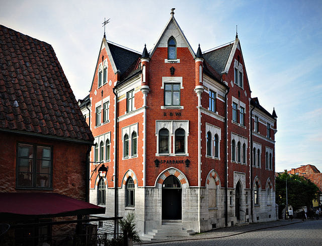 DBW-bankhuset är Visbys femte vackraste byggnad.
