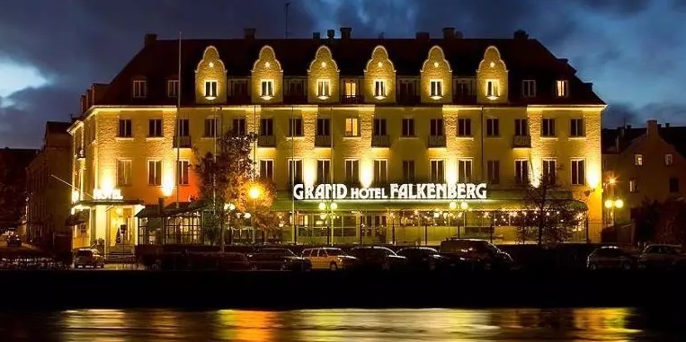 Grand Hotel är en av Falkenbergs vackraste byggnader.