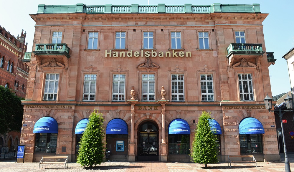 Handelsbanken är Helsingborgs femte vackraste byggnad.