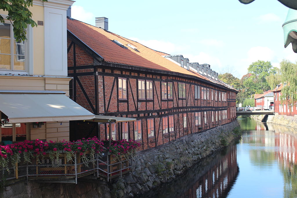Korsvirkeshuset mot Svartån är Västerås tredje vackraste byggnad.