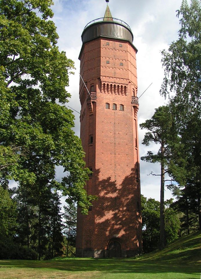 Det gamla vattentornet i Säffle är en av Värmlands vackraste byggnader.
