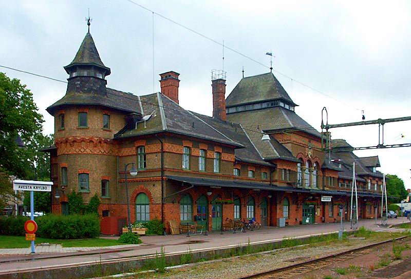 Stationshuset i Avesta - Krylbo är en av Dalarnas vackraste byggnader.