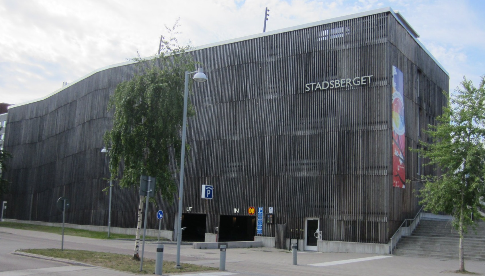 Parkeringshuset Stadsberget är Piteås fulaste byggnad.
