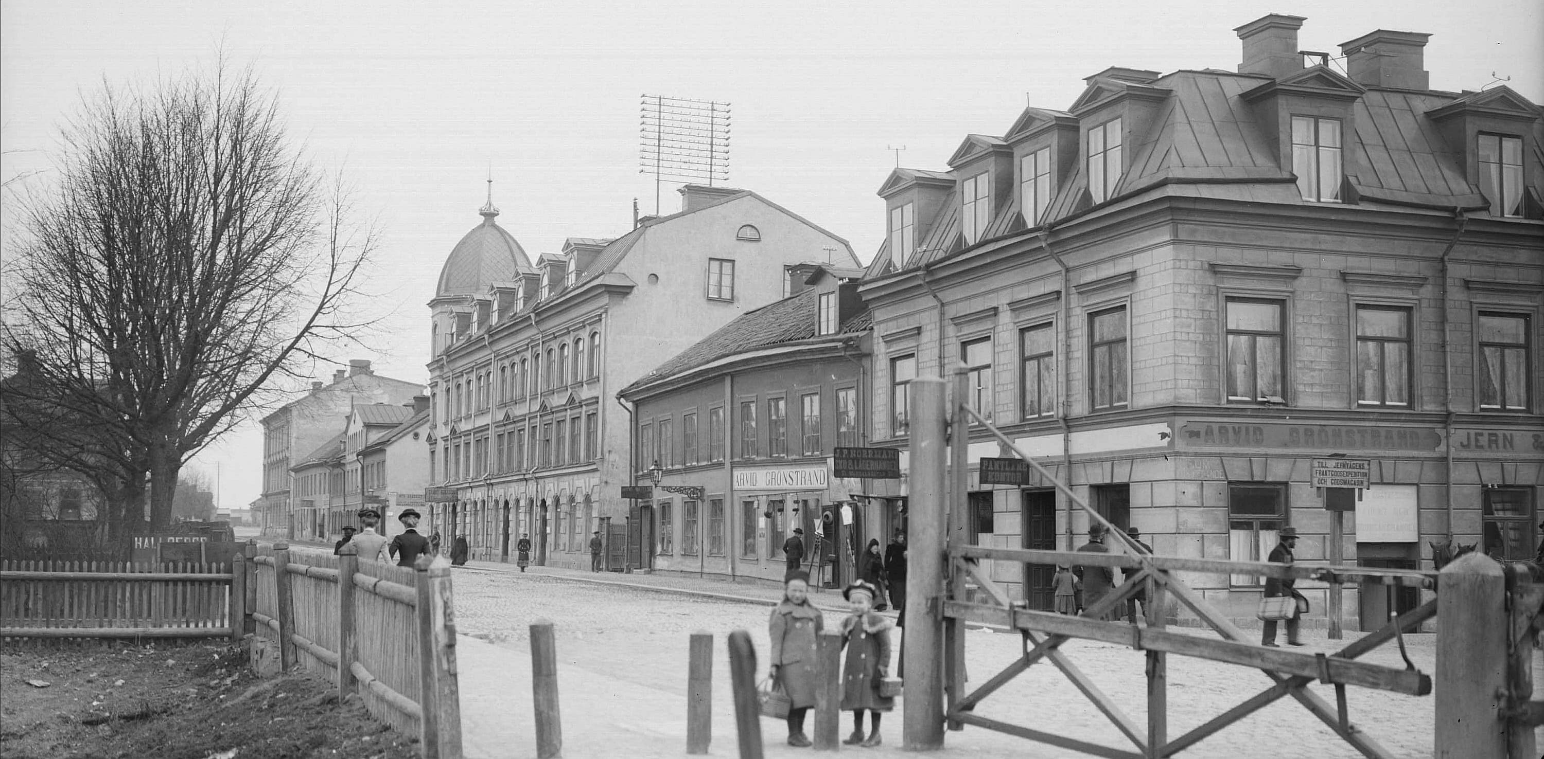 Sivia torg i Uppsala innan allting förfulades med lådor.