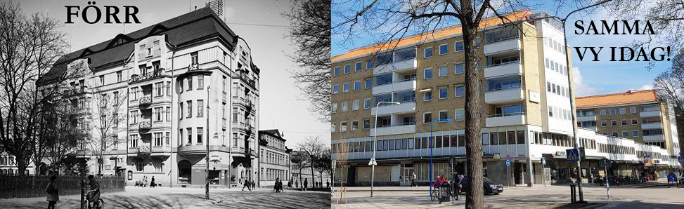 Brf Luthagscity som ersatte Rappska huset är en av Uppsalas fulaste byggnader.