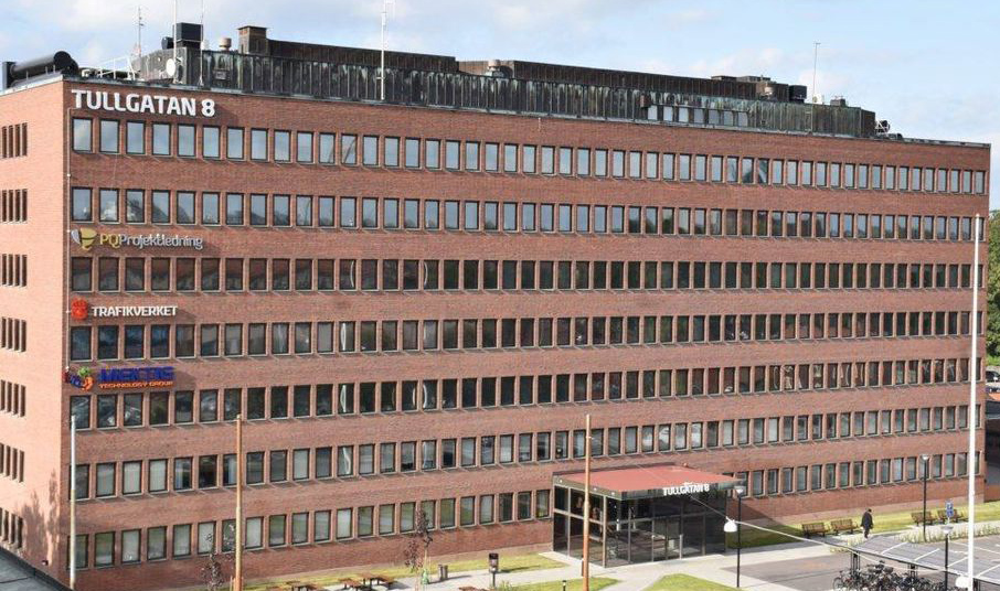 Kontorsbyggnad Vapnet är en av Eskilstunas fulaste byggnader.