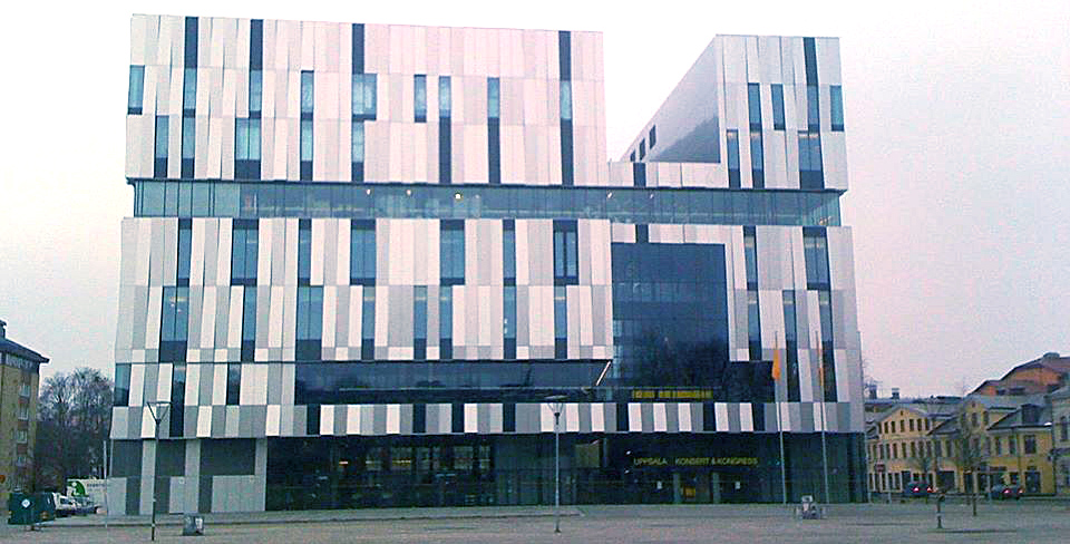 Uppsala Konsert & Kongress är Uppsalas femte fulaste byggnad.