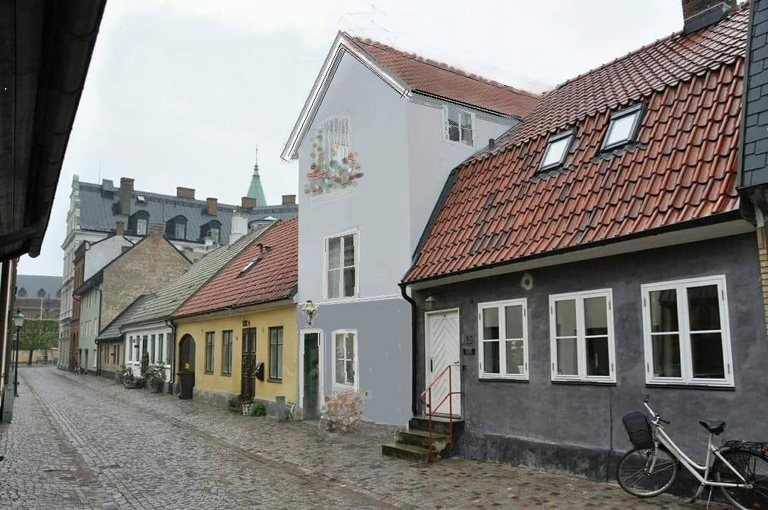 Förslag på försköning av Landskronas fulaste hus.