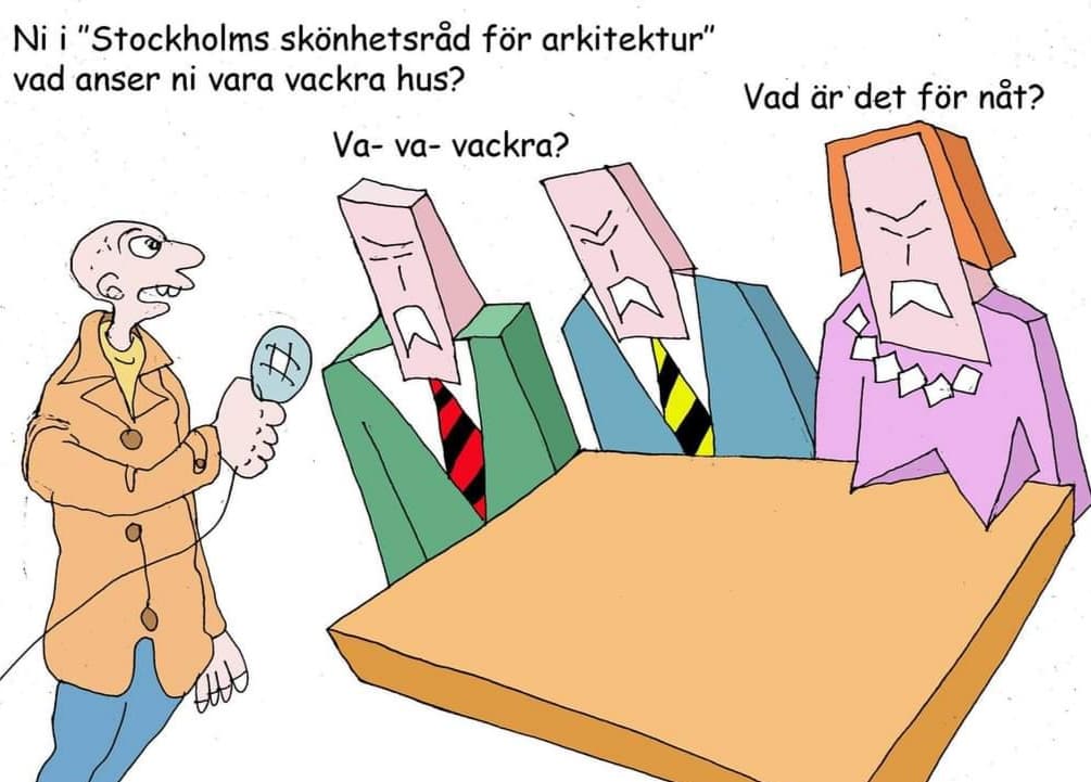 Skönhetsrådet i Stockholm är på förfularnas sida. De försvarade den fula bunkern i Aftonbladet.