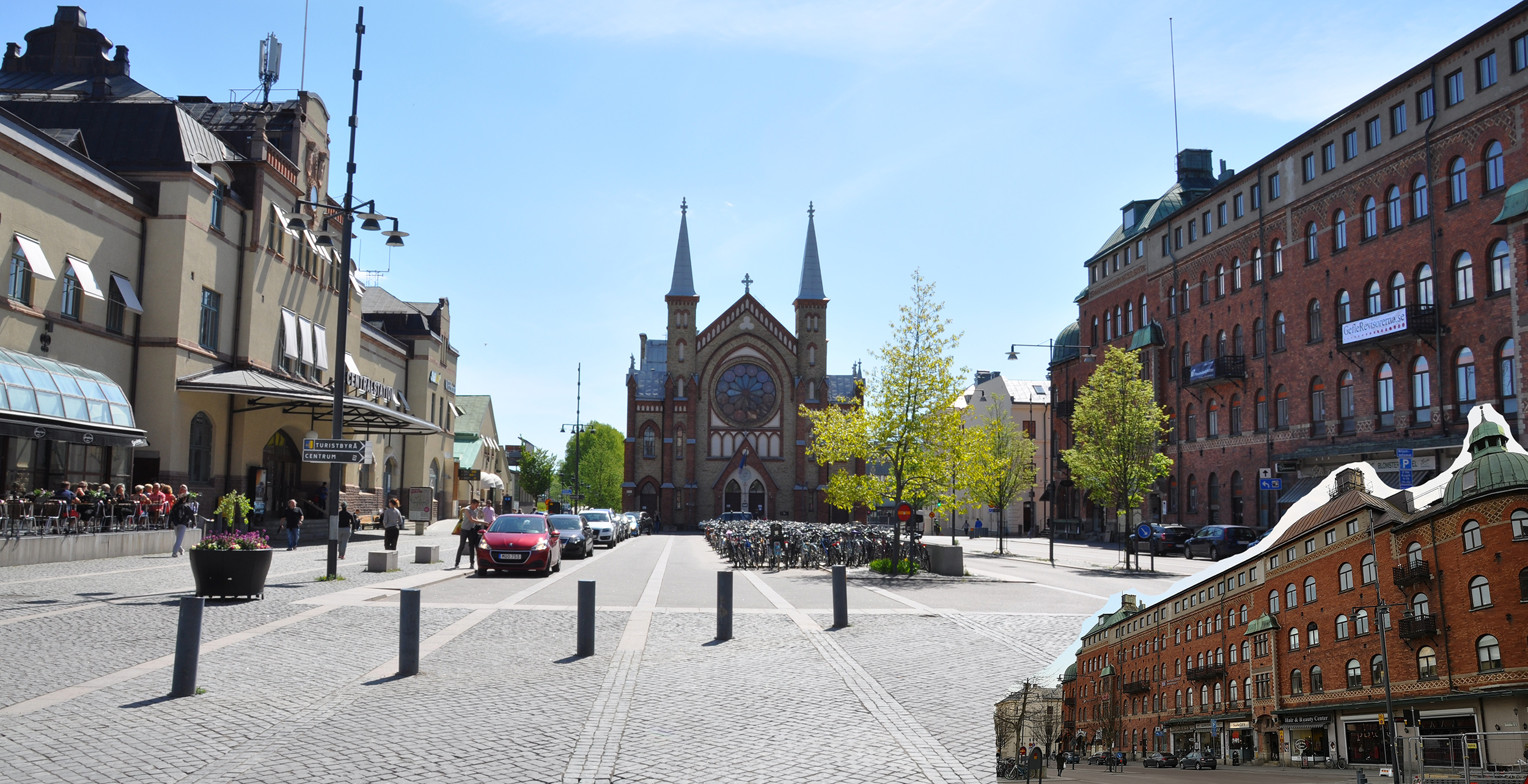 Centralplan i Gävle är Sveriges sextiosjunde vackraste torg