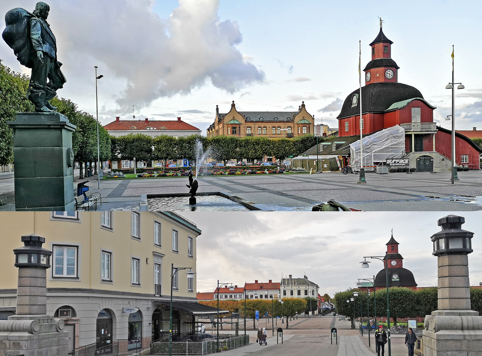 Nya stadens torg i Lidköping är Sveriges sjunde vackraste torg.