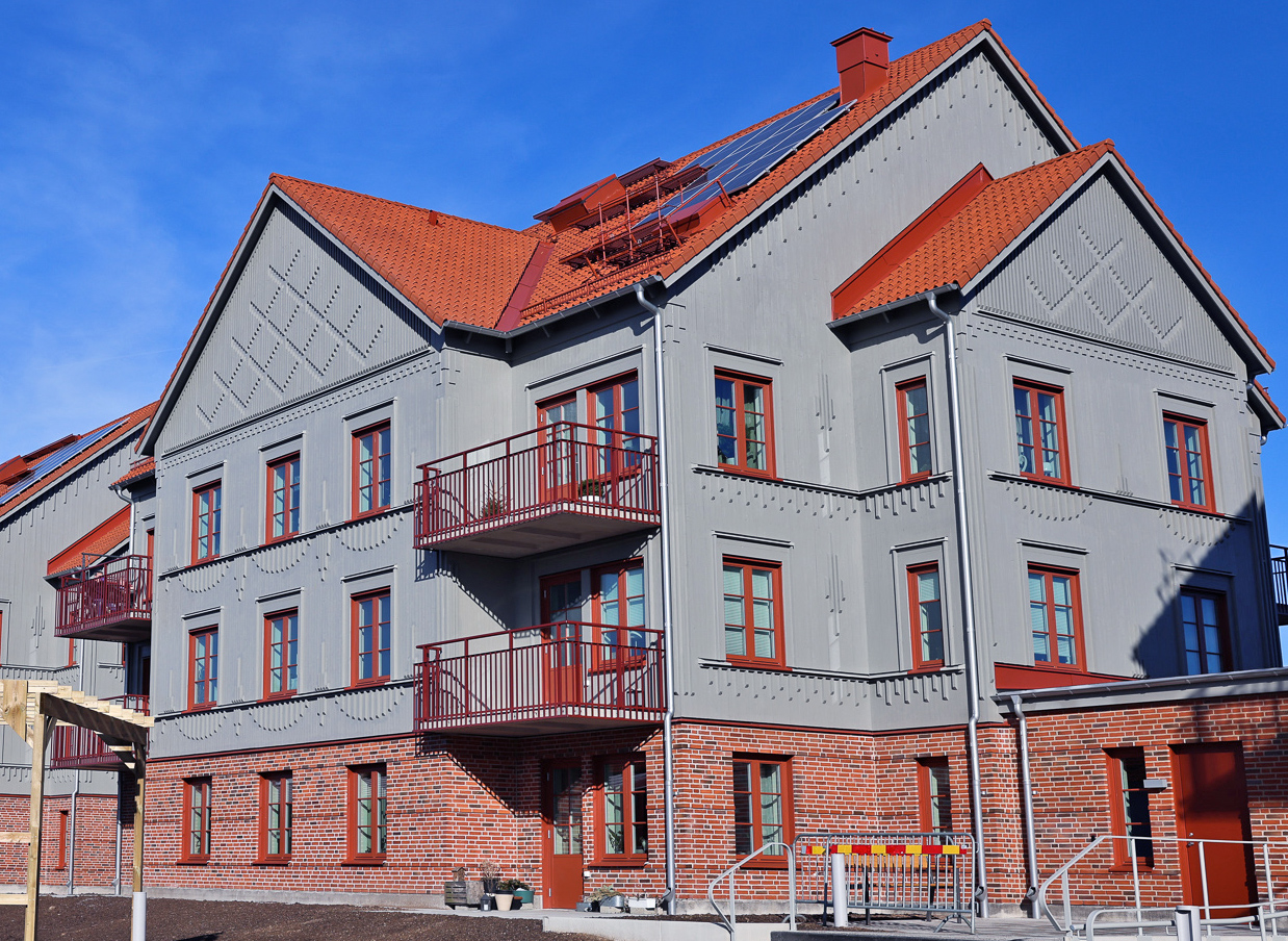 De nya hyreshusen i Harplinge är Sveriges vackraste nybyggen 2022!